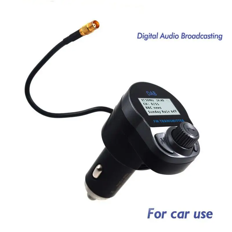 Автомобильный цифровой DAB/DAB + радиоприемник антенна Аудио Адаптер беспроводной FM