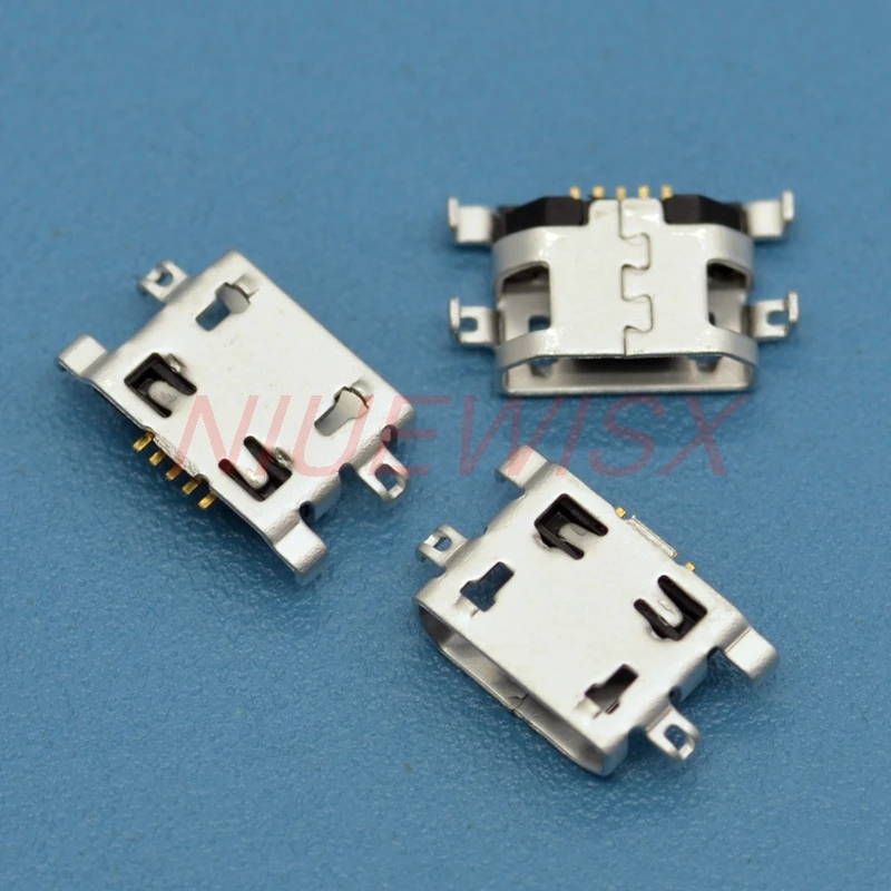 100 шт. разъем Micro USB 5 контактов тяжелая пластина 1 6 мм | Обустройство дома