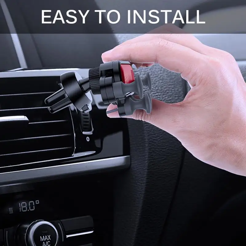 360 градусов вращения автомобиля Air Vent тяжести Телефон Держатель клип сплава Автомобильный держатель для смартфона автомобиль аксессуары для интерьера