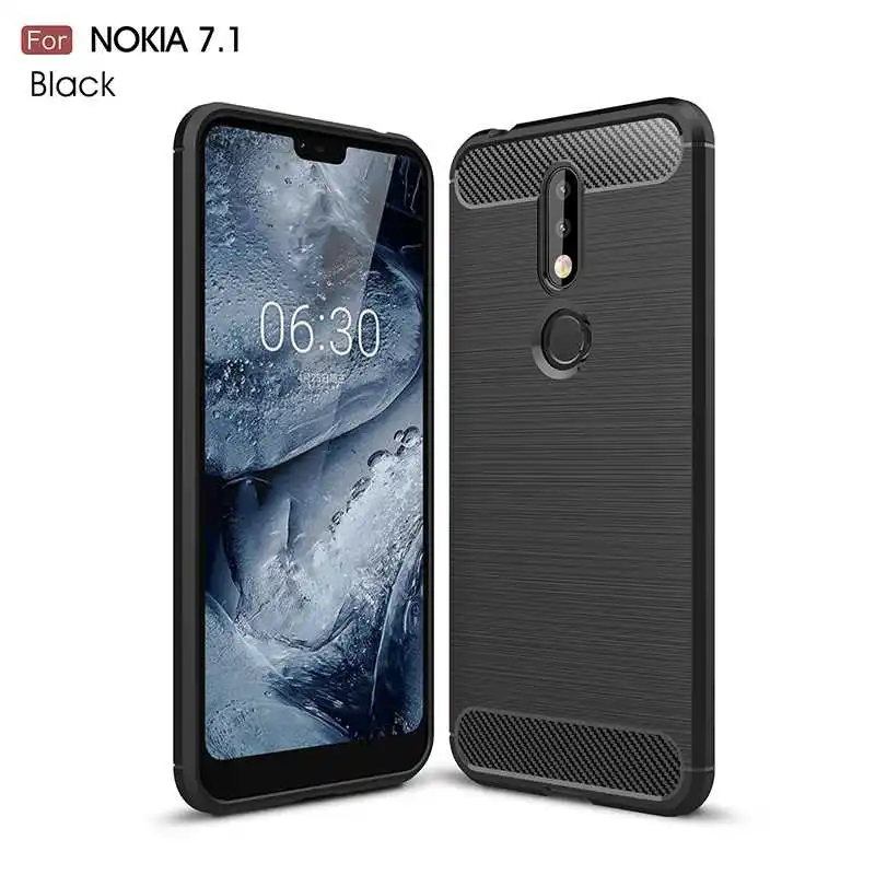 Mokoemi модный Ударопрочный Мягкий силиконовый 5 84 &quotдля Nokia 7 1 чехол для сотового