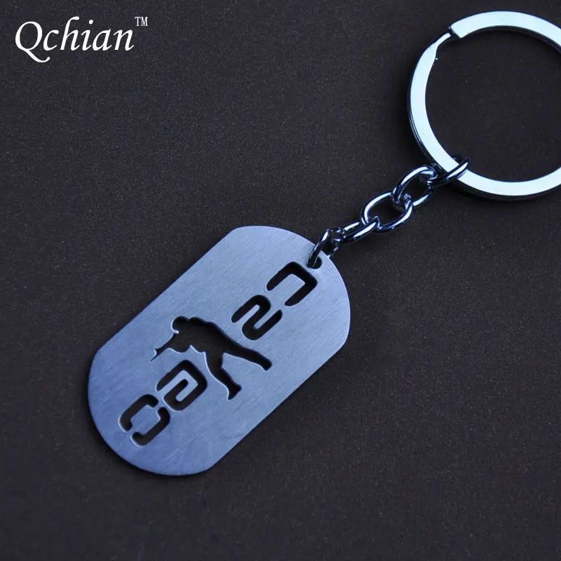 1 шт. брелок для ключей из игры CSGO нержавеющей стали Counter Strike CS GO Автомобильный