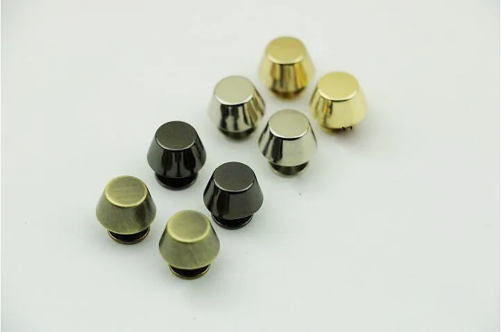 

20 pcs /lot Luggage Hardware Accessories Copper Bucket Pin Shackles Circular Arc Surface Screw Bag Leather Hardware Accessories