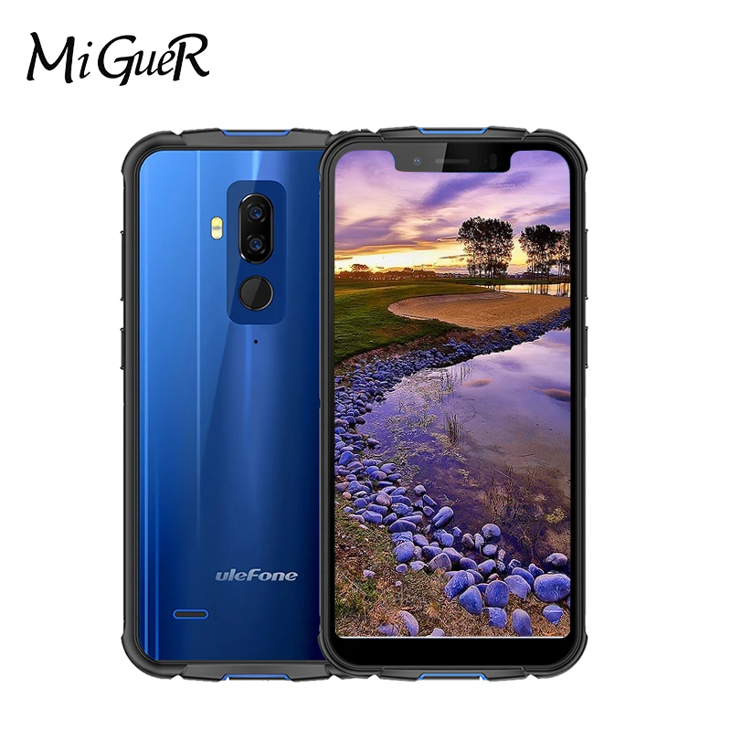 Ulefone Броня 5 IP68 Водонепроницаемый мобильного телефона 16MP 5000 mAh 85 &quotHD 4 GB + 64 Android 8 1