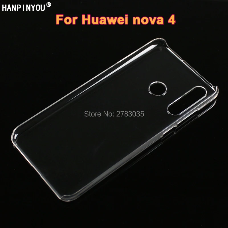 Глянцевый чехол для Huawei nova 4 6 дюйма прозрачный Невидимый жесткий из