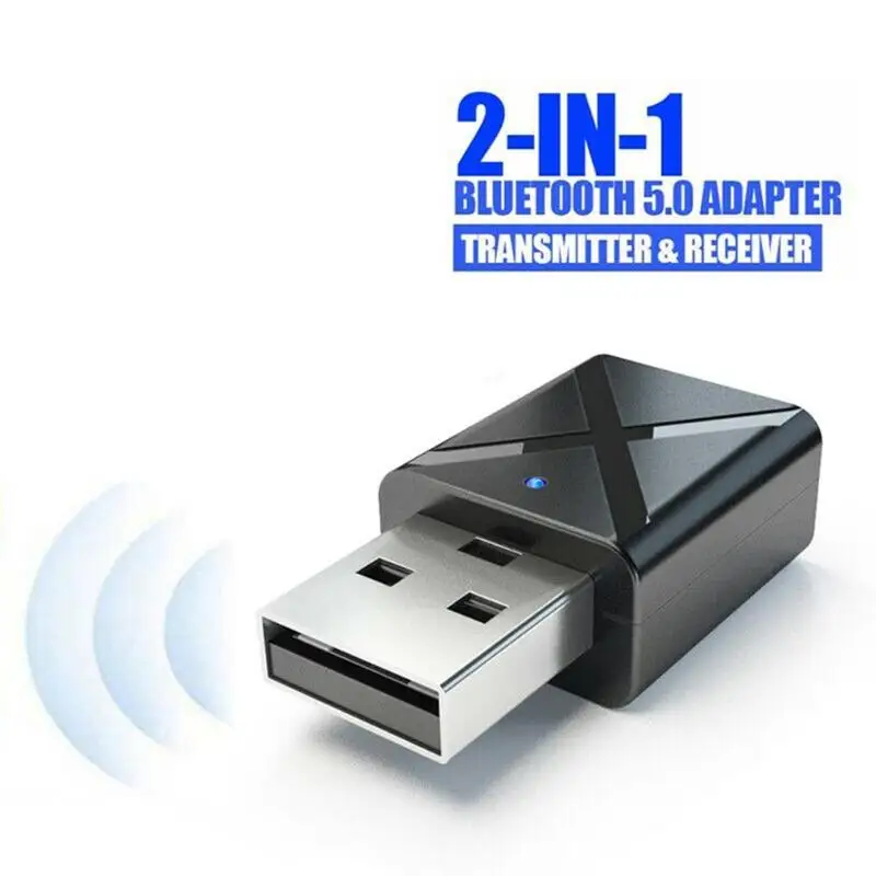 

Беспроводной USB-адаптер BT 5,0 2 в 1 музыкальный аудио-приемник передатчик для компьютера USB-адаптер новое поступление