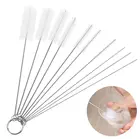 10 шт., щётки из нержавеющей стали и нейлона для чистки посуды