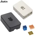 Чехол Aokin для Raspberry Pi, защитный чехол с алюминиевым радиатором, чехол-накладка, чехол-коробка для Raspberry Pi 3  2 pi 4 4B