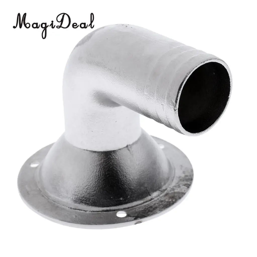 MagiDeal Marine 316 Stainless Steel Boat Deck Drain Scupper 90 Degree For Yacht Flatable Fishing Replacement Accessories | Спорт и