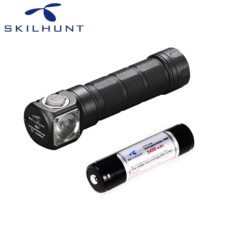 Светодиодный налобный фонарь Skilhunt H03 CREE XML 2 U4 светодиодный 1200 лм для охоты и