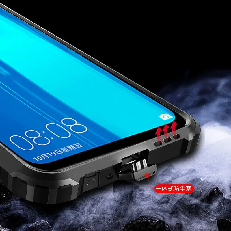 Противоударный армированный гибридный прочный чехол-накладка для Huawei Nova 4 3e 3i