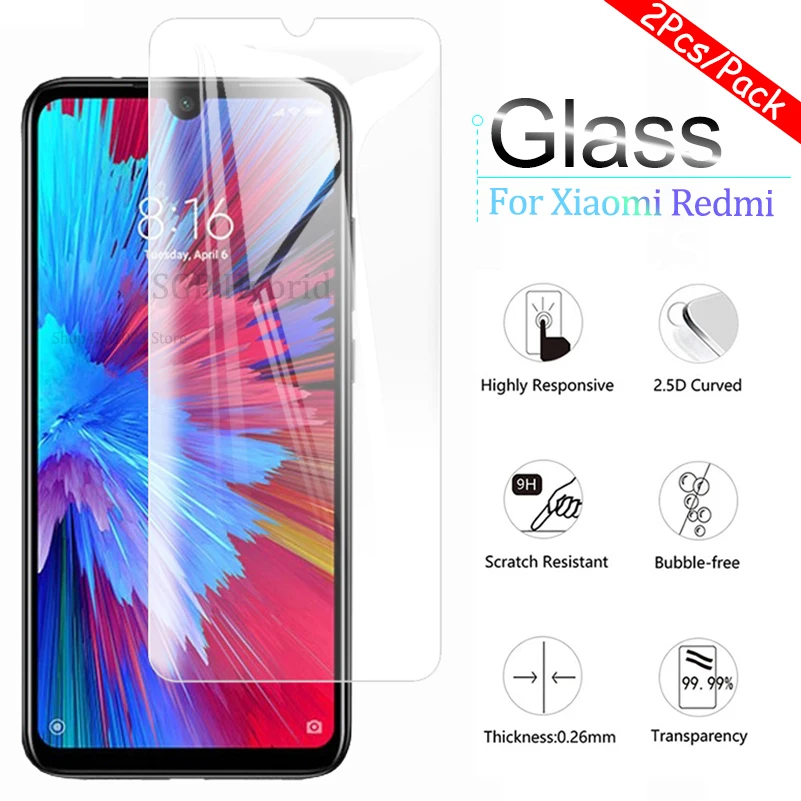 Закаленное стекло MI8 Lite 2 шт. для Xiaomi Mi 9 8 Mi9 Redmi Note 7 Note7 Pro 7Pro защитная пленка экрана