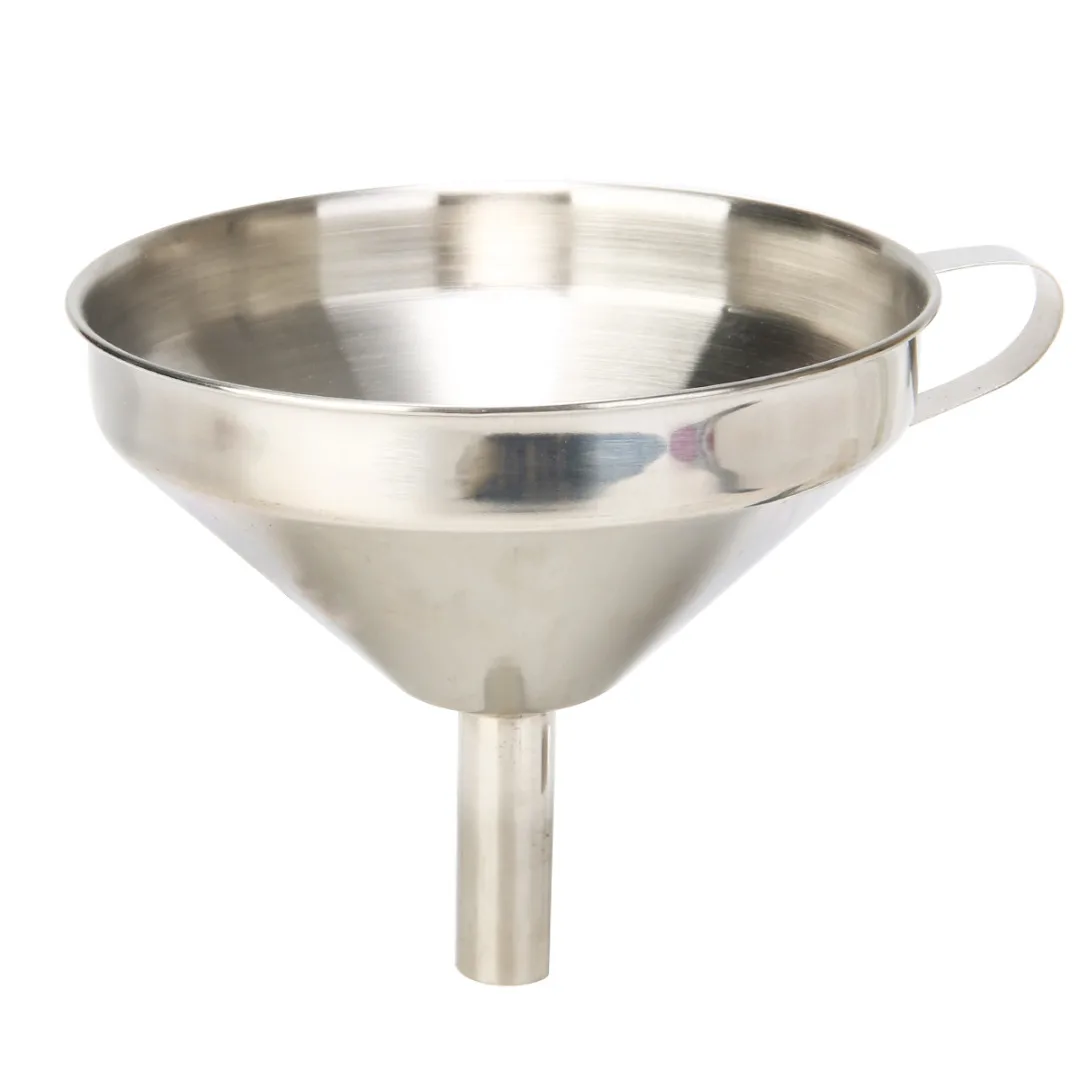 

11/15cm Stainless Steel Funnel Oil Water Liquid Funnel Multifunctional Kitchen Tool