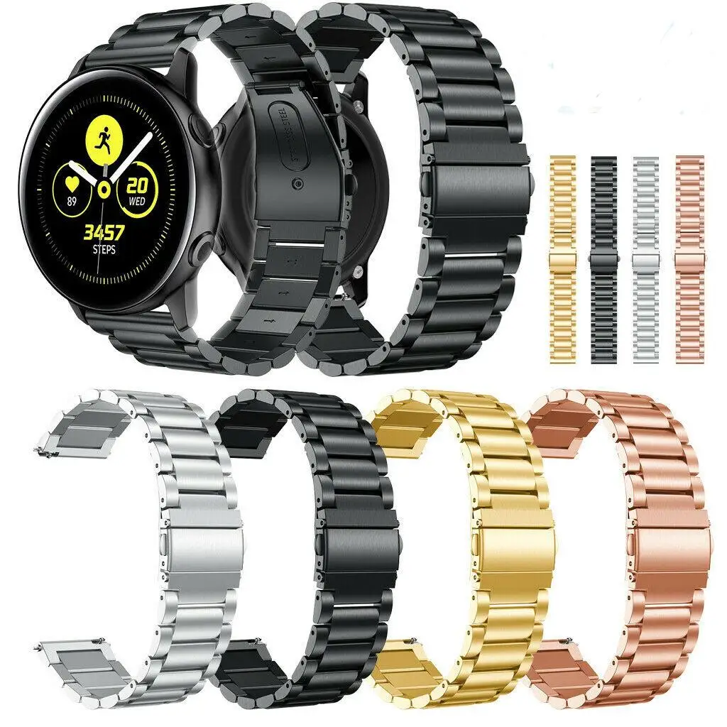 Ремешок для Galaxy Watch активная замена нержавеющая сталь модный ремешок мужчин и