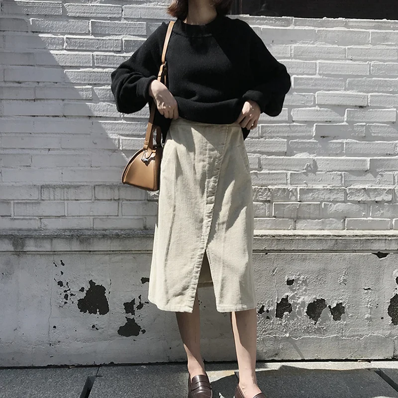 autumn winter ladies Sexy Midi Skirt Casual slim Women 2018 Fashion Elastic High Waist Office Lady Bodycon Skirts Saias | Женская одежда
