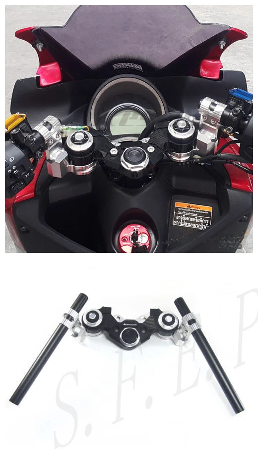 Зажимы и трубки для руля мотоцикла с ЧПУ Yamaha NMAX125 NMAX155 NMAX 125 155 2016 2017 2018|Руль