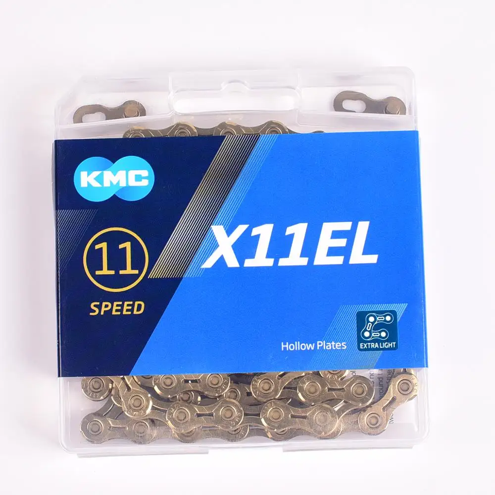 Цепь KMC 6 7 8 9 10 11 скорость X11EL X10 X11 с титановым золотом и серебром для горного