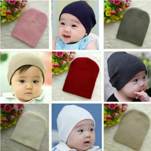 Infant Toddle Newborn Baby Knotted Hat Boys Girls Soft Cotton Cap Beanie | Детская одежда и обувь