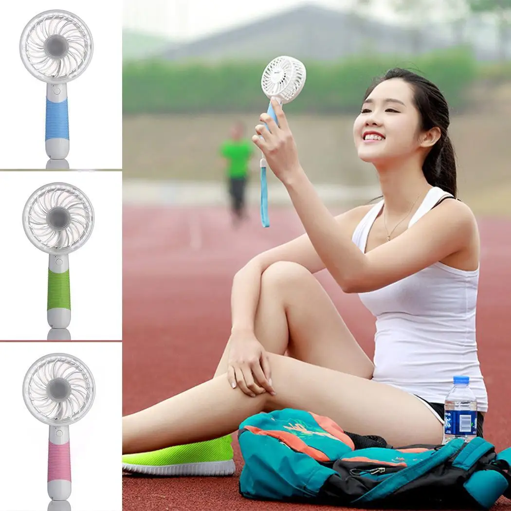 Handheld USB Fan Rechargeable Cooling Mini Portable for Home Office Outdoor Air Conditioning Cooler FansTravesl | Компьютеры и офис