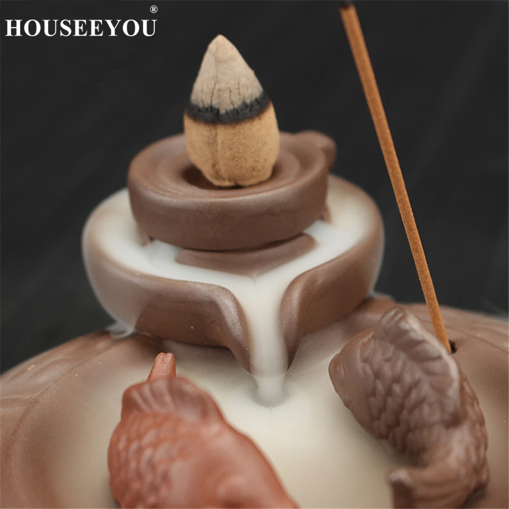 20 конусов для ароматерапии и рыбьего пруда курильница подставка Водопад дома