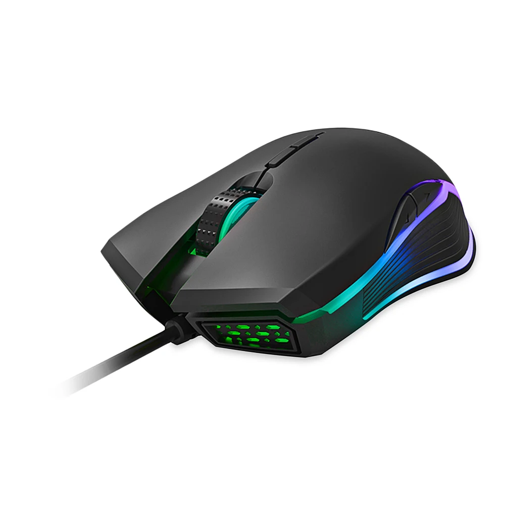 MVTV M625 Проводная игровая мышь с красочными RGB Light 8000 dpi USB компьютерная геймер