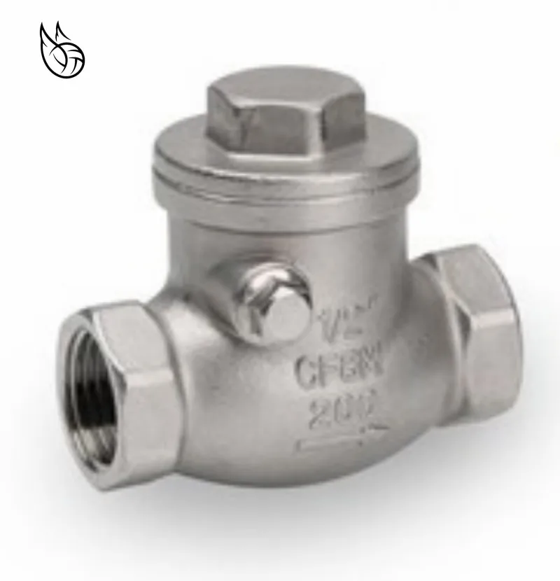 

Stainless steel wire mouth horizontal non-return valve 304 stainless steel female thread swing check valve 1/2" 3/4" 1" 1-1/4"