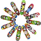 1 шт. мини-скейтборд для пальцев матовая поверхность случайный цвет мини-скейтборд для пальцев детская игрушка цвет случайный