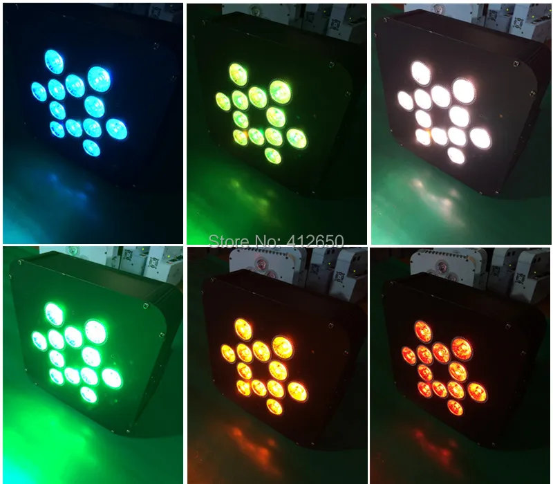 Беспроводной сценический светильник с аккумулятором led par light дистанционное