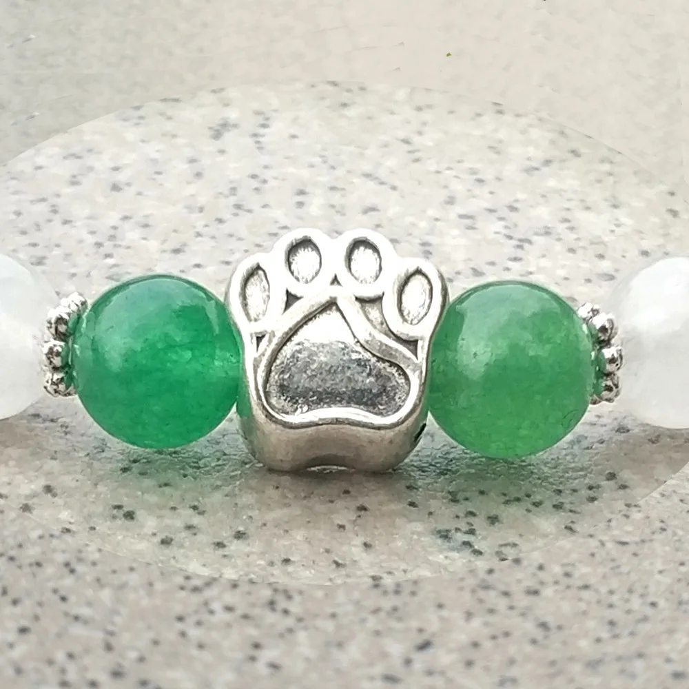 Браслет с бусинами из натурального камня 8 мм|Плетеные браслеты| |