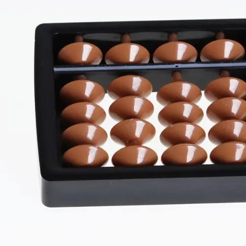 1 шт. пластик Abacus арифметический расчетный инструмент 15/17 цифр отличный
