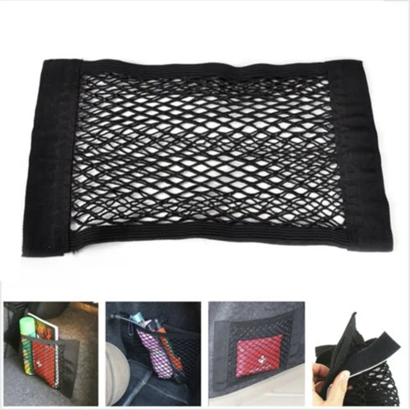 1 PCS Car Auto Back Rear Trunk Seat Elastic String Net Mesh Storage Bag Pocket Cages | Автомобили и мотоциклы