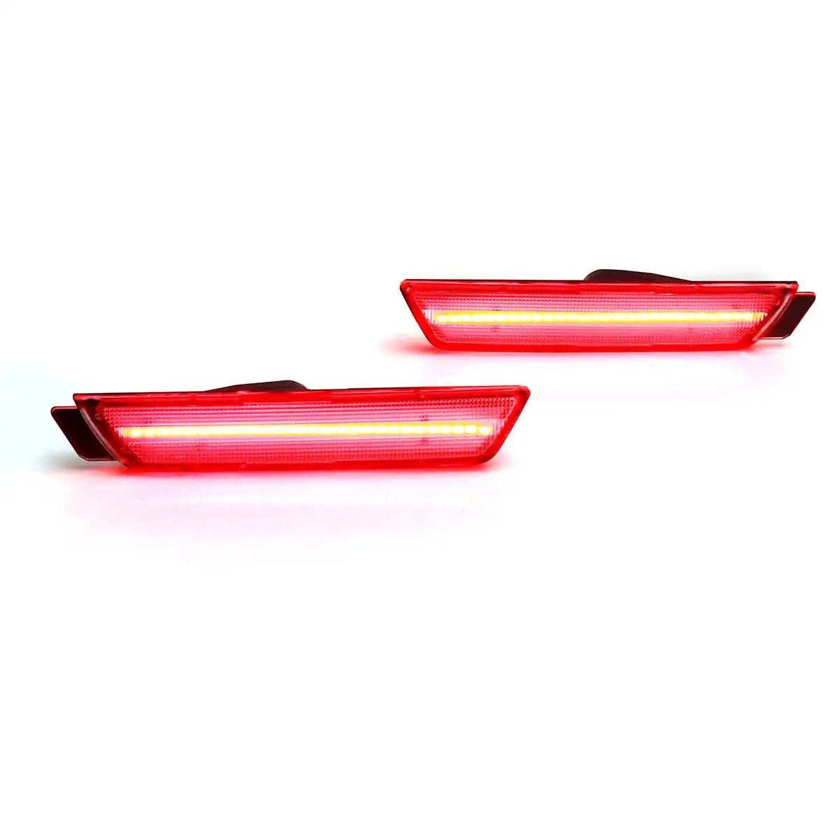 Для 2010 2011 2012 2013 2014 2015 Chevy Camaro Янтарный передний свет красный светодиод задний