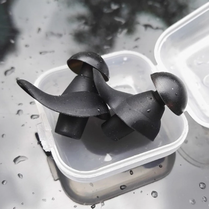 Силиконовые водонепроницаемые мягкие плавающие ушные затычки для ушей, набор, защитные спортивные затычки для ушей, 1 пара, Новинка