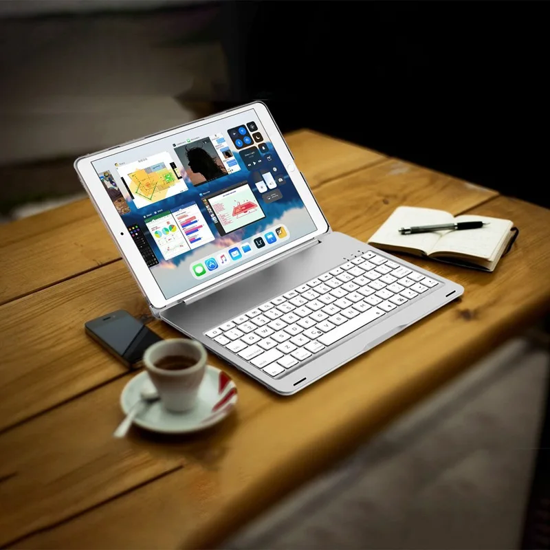Для iPad клавиатура чехол для нового 2018 площадку 2017 Pad Pro 9 7 Air 1 и 2 Bluetooth съемный