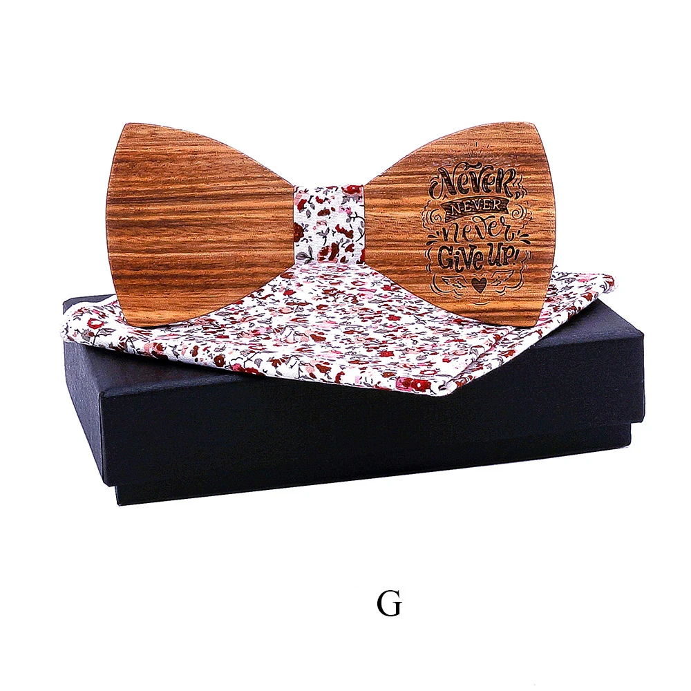 2019 Новое поступление ручной работы деревянный костюмная галстук бабочка мужской