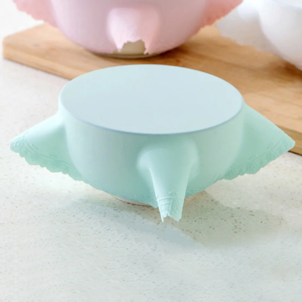 Food Grade Silicone Wrap Fresh Keep Cover High Stretch Seal Vacuum Container Storage Lids Kitchen Tool 1PC | Дом и сад