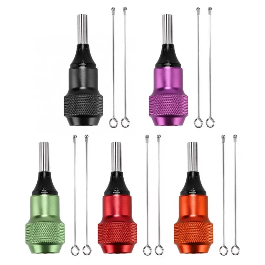 30mm Adjustable Alloy Non-slip Tattoo Gun Grip Tube Accessory tattoo machine rotary needles grip tube s | Красота и здоровье