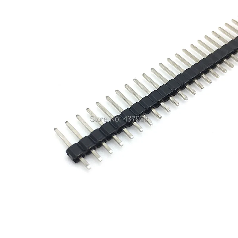200 шт. 40 Pin 1x40Pin 2 54 мм Однорядный наружный штырьковый коннектор для печатной платы