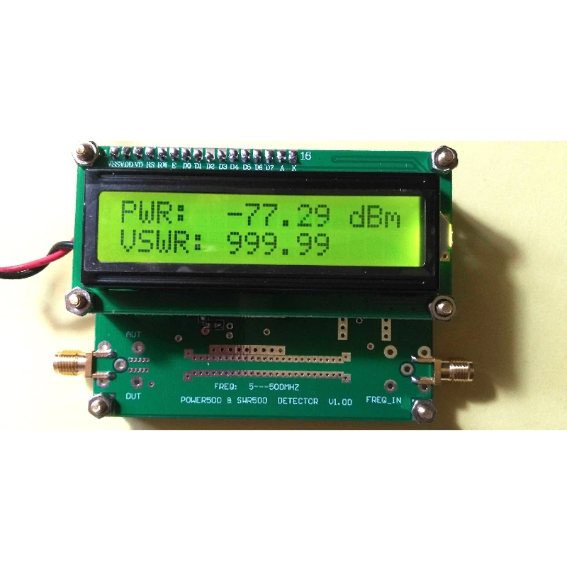 DYKB 5mHz 500 mHz простой стоячая волна SWR тестер метр VSWR рефлекторный мост Таблица для