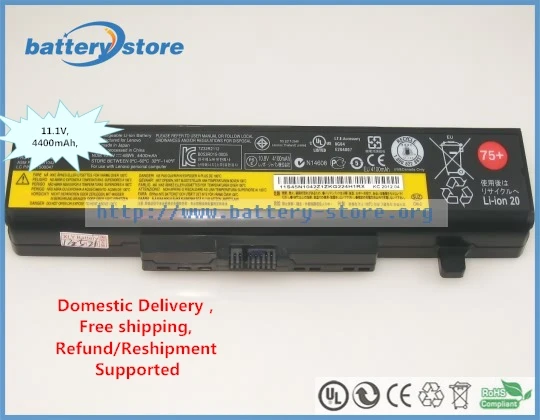 Подлинный аккумулятор для Lenovo Y40 70 LENOVO IdeaPad G480 G580 G510 Z480 Y480M Z380 48W|laptop battery|6 cellnew laptop