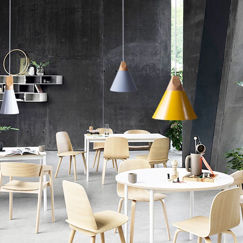 

Kaguyahime Decor Pendant Light Wood HangLamp Nordic light Pendant Lamp For Cafe Restaurant Bedroom luminaire Modern Hanging lamp
