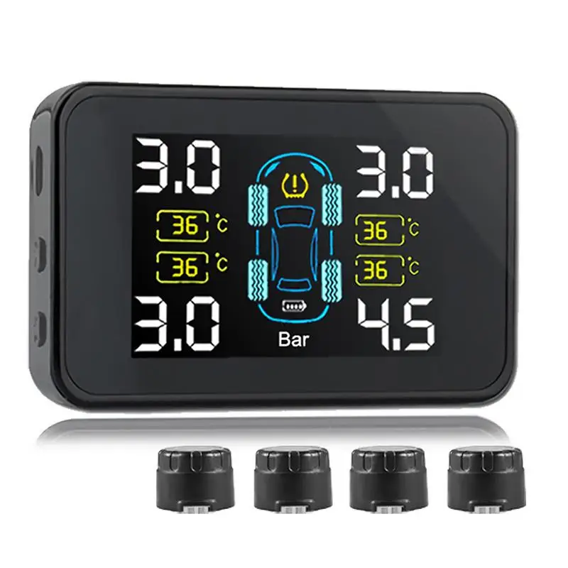 Автомобильные TPMS встроенные внешние датчики давления в шинах Автоматическая