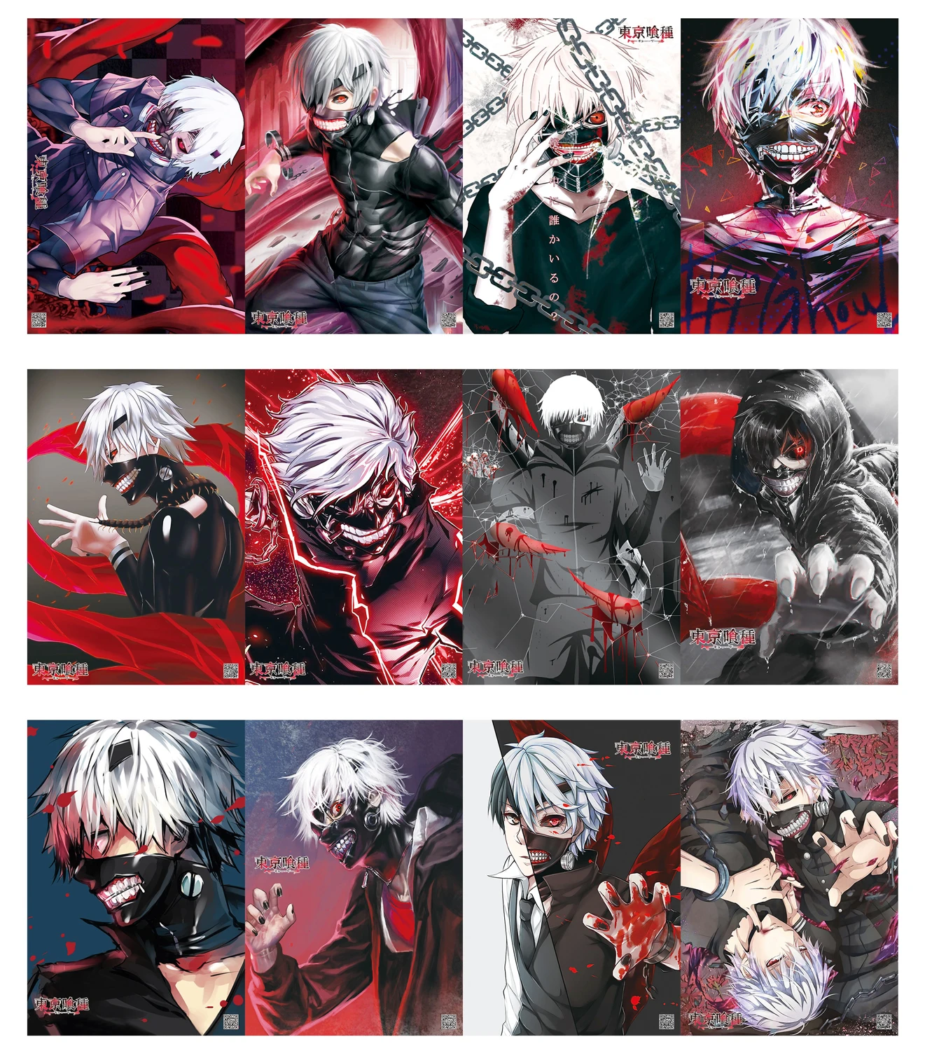 12 шт. аниме My Hero Academia сказочный хвост Tokyo Ghoul атака титановых ячеек на работе! HD