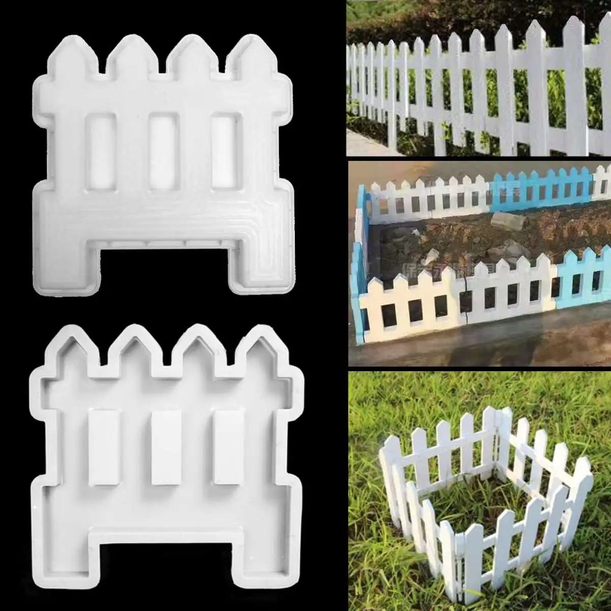 Бетонные формы сделай сам для садового забора цементная Пластиковая форма