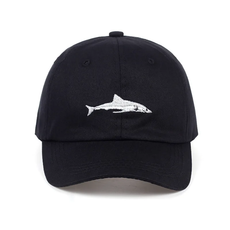 2019 новый 100% тертые хлопковые Casquette Бейсбол шапки Для мужчин Шапки Акула шляпа c