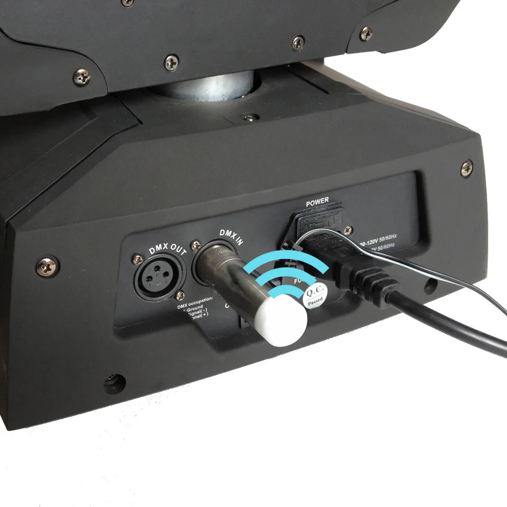 Беспроводной DMX Recevier 2 4G ISM DMX512 беспроводной 3 контакта женский приемник XLR
