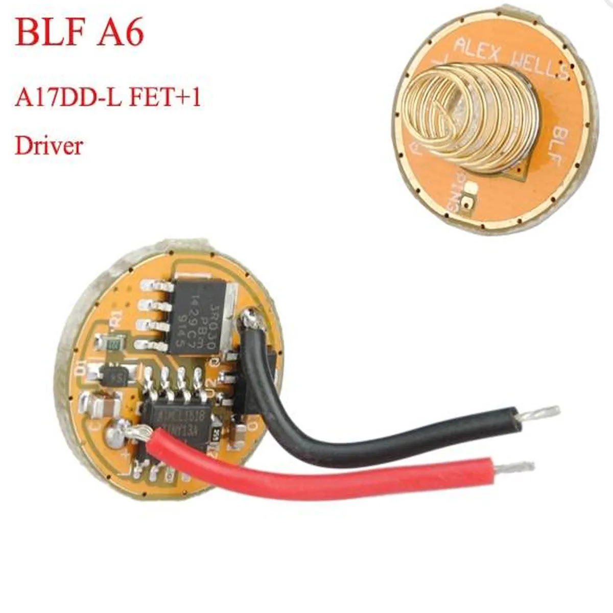 Драйвер фонарика CLAITE S1/BLF A6 драйвер FET + 1 2 8-4 35 в 7/4 режимов аксессуары для | Лампы и