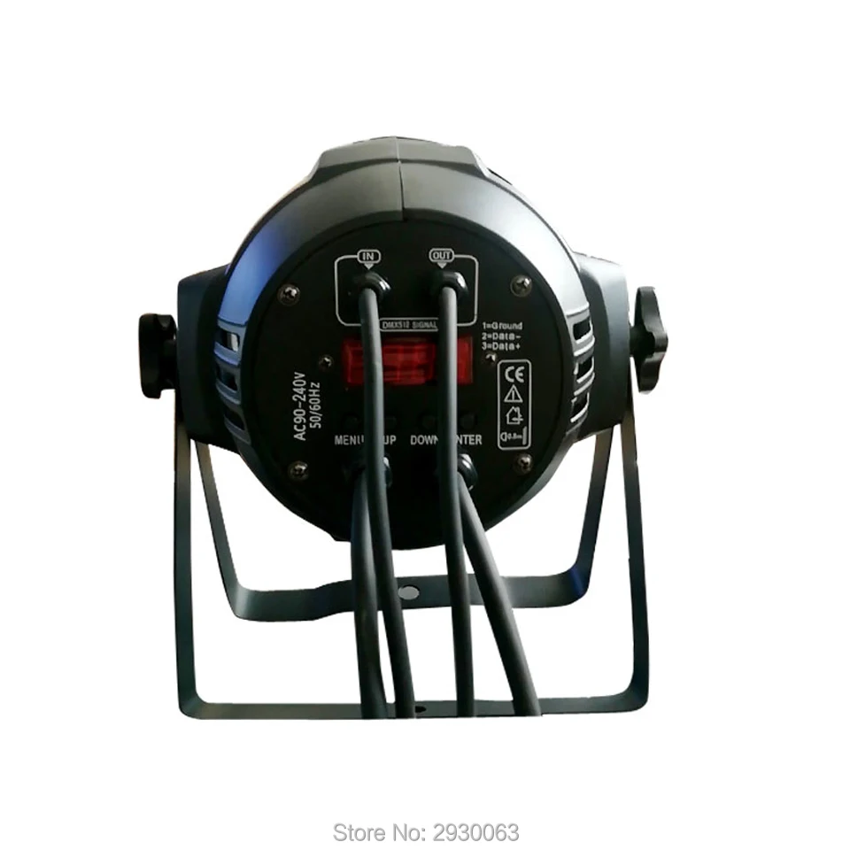 (4 шт./лот) гарантия 3 года 24 Вт DMX светодиодный сценический свет DMX512 RGB прожектор