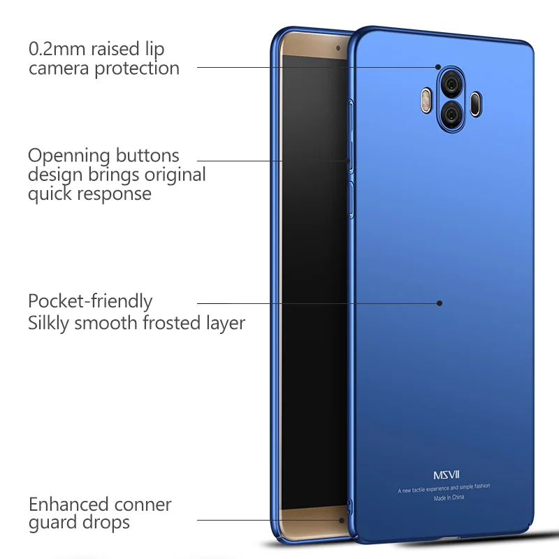 MSVII чехол для huawei mate 10 Lite матовый Pro Capinhas задняя крышка противоударный | Мобильные