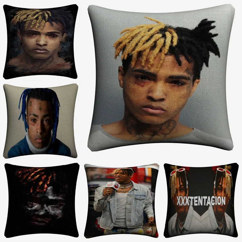 Xxxtentacion Jahseh Dwayne Onfroy наволочки из хлопка и льна 45x45 см Классическая Мягкая
