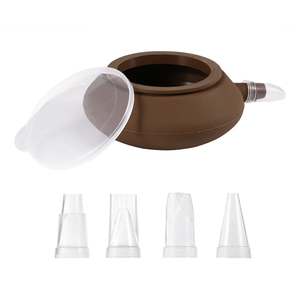 Silicone Macaron Baking Tool with 4pcs Nozzles |
